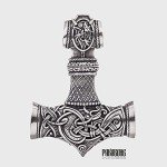 Extra Large Mjolnir Pendant - Thor's Hammer Necklace