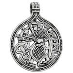 Skadi Norse Goddess Winter Pendant - Sterling Silver