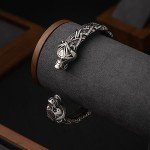 Berserker Viking Bracelet - Adjustable Norse Cuff