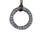 Elder Futhark Runes Talisman Necklace - Viking Style