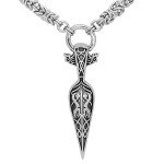 Odin's Gungnir Pendant Necklace – Stainless Steel Viking Jewelry
