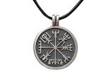 Viking Compass Necklace - Baldur Vegvisir Pendant