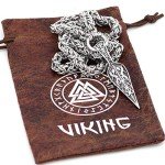 Odin's Gungnir Pendant Necklace – Stainless Steel Viking Jewelry