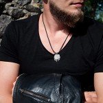 Norse Viking Bear Claw Pendant Necklace for Men