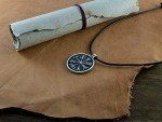 Viking Compass Necklace - Baldur Vegvisir Pendant
