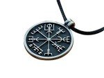 Viking Compass Necklace - Baldur Vegvisir Pendant