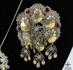 Norse-Inspired Silver and Gold Jewelry Set