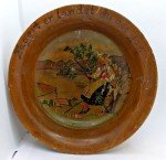 Norwegian Girl Folk Art Decorative Hanging Plate