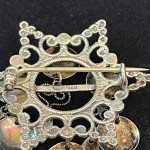Norseman 830S Silver Solje Brooch with Dangles