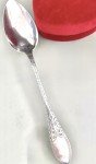 Antique 1890 Norwegian Spissgravert Coin Silver Spoon