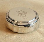 Antique 1882 Norwegian .830 Silver Pill Box