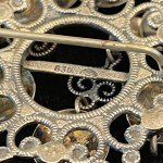 Norseman 830S Silver Solje Brooch with Dangles