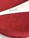 Antique 1890 Norwegian Spissgravert Coin Silver Spoon