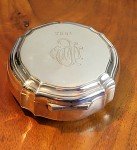 Antique 1882 Norwegian .830 Silver Pill Box