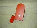 Hand-Painted Vintage Rosemaling Wood Brush Holder