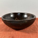 Hand-Painted Norwegian Rosemaling Wooden Bowl 7.25