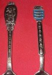 Set of 5 Antique Norwegian Silver Decorative Spoons