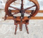Handmade Oak Spinning Wheel - Norwegian Vintage Style