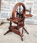 Handmade Oak Spinning Wheel - Norwegian Vintage Style