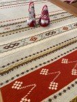 XXL Handwoven Norwegian Table Runner Tapestry
