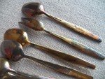 Norseman Enamel Spoon and Fork Set