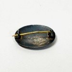 Aksel Holmsen Norway Enamel Flower Pin 925S