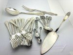 31-Piece Vintage Norwegian Silver Plated Flatware Set