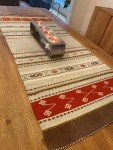 XXL Handwoven Norwegian Table Runner Tapestry