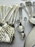 31-Piece Vintage Norwegian Silver Plated Flatware Set
