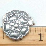 Small Antique Norwegian Tudor Rose from Trondhjem