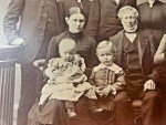 Norseman Family Photo - Antique Victorian Sepia Print