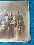 Norseman Family Photo - Antique Victorian Sepia Print