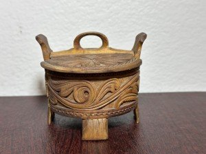 Handcrafted Norwegian Wood Grøtambar Rommegrot Box