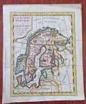 Engraved Map of Scandinavia and Baltic Sea 1774