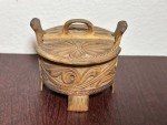 Handcrafted Norwegian Wood Grøtambar Rommegrot Box