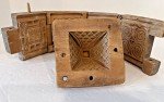 Antique Norwegian Butter Mold with Initials, 1800s