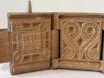 Antique Norwegian Butter Mold with Initials, 1800s