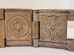 Antique Norwegian Butter Mold with Initials, 1800s