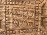 Antique Norwegian Butter Mold with Initials, 1800s