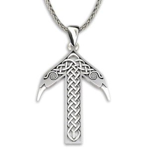 Tyr Tiwaz Rune Necklace - 925 Silver Pendant