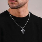 Tyr Tiwaz Rune Necklace - 925 Silver Pendant