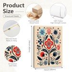 Norse Floral Canvas Art - Vintage Wall Decor