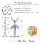 Tyr Tiwaz Rune Necklace - 925 Silver Pendant