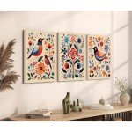 Norse Floral Canvas Art - Vintage Wall Decor