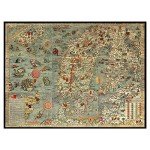 Antique Reprint: Olaus Magnus Sea Map, 1527-39