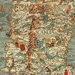 Antique Sea Map of Scandinavia by Olaus Magnus