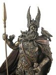 Odin Cold Cast Bronze Norse God Figurine 9.75
