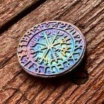 Viking Runic Compass Double-Sided Coin Mold
