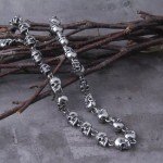 Men's Heavy Stainless Steel Skull Necklace