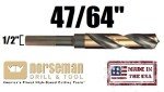 Norseman Super Premium High-Speed Drill Bit 47/64
